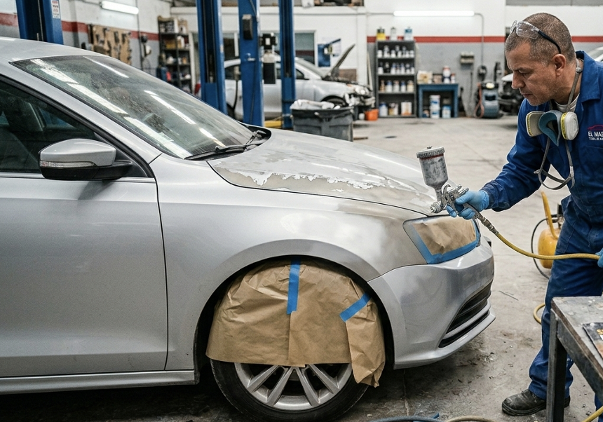 Factores externos que pueden dañar la pintura de un auto